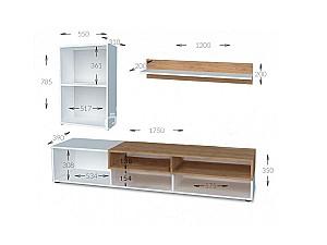 Living Confort-NV Marocco Stejar Craft Auriu/Alb