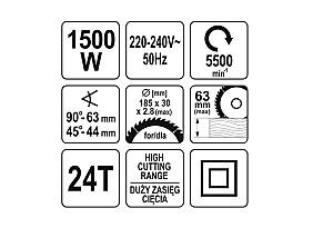 Fierastrau circular Yato YT82151