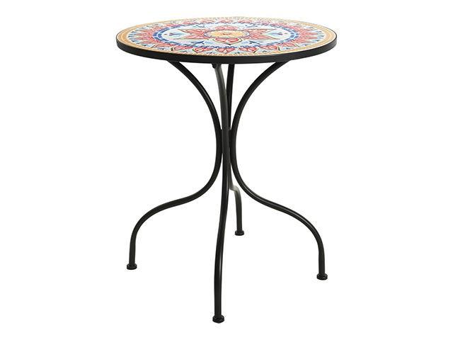 Masa de gradina AMBIANCE Bistro Mozaic metal/piatra