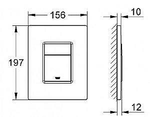 Buton de scurgere Grohe Skate Cosmo Hard Graphite (38732AL0)