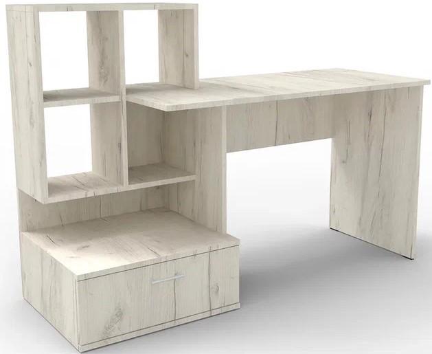 Masa de birou ML Mobila ML-10 Stejar Craft Alb