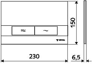 Buton de scurgere Schell Montus Board Crom Mat (031206499)