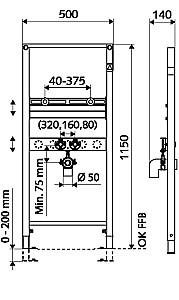 Instalatie wc incastrat cu cadru Schell Montus (030740099)