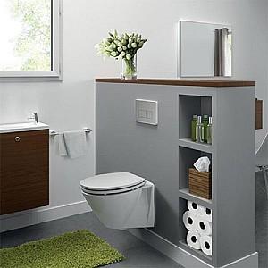 Instalatie wc incastrat cu cadru Wirquin Chrono + clapeta Essentiel White (50950055)