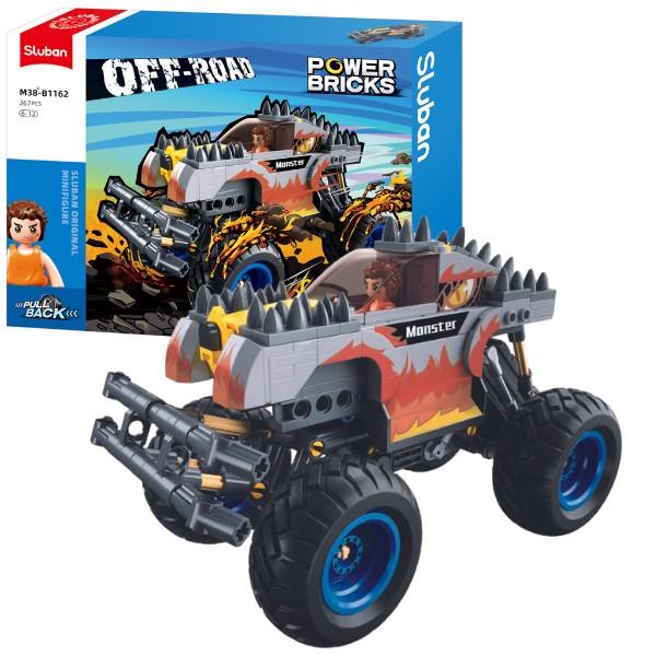 Constructor Sluban Monster Truck  Foc argintiu