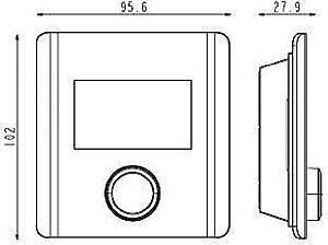 Termostat de camera Herz NC 230V programabil (F799)