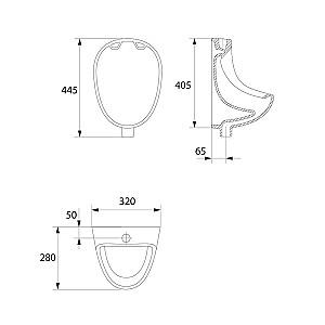 Pisoar Cersanit Pisoar President P101