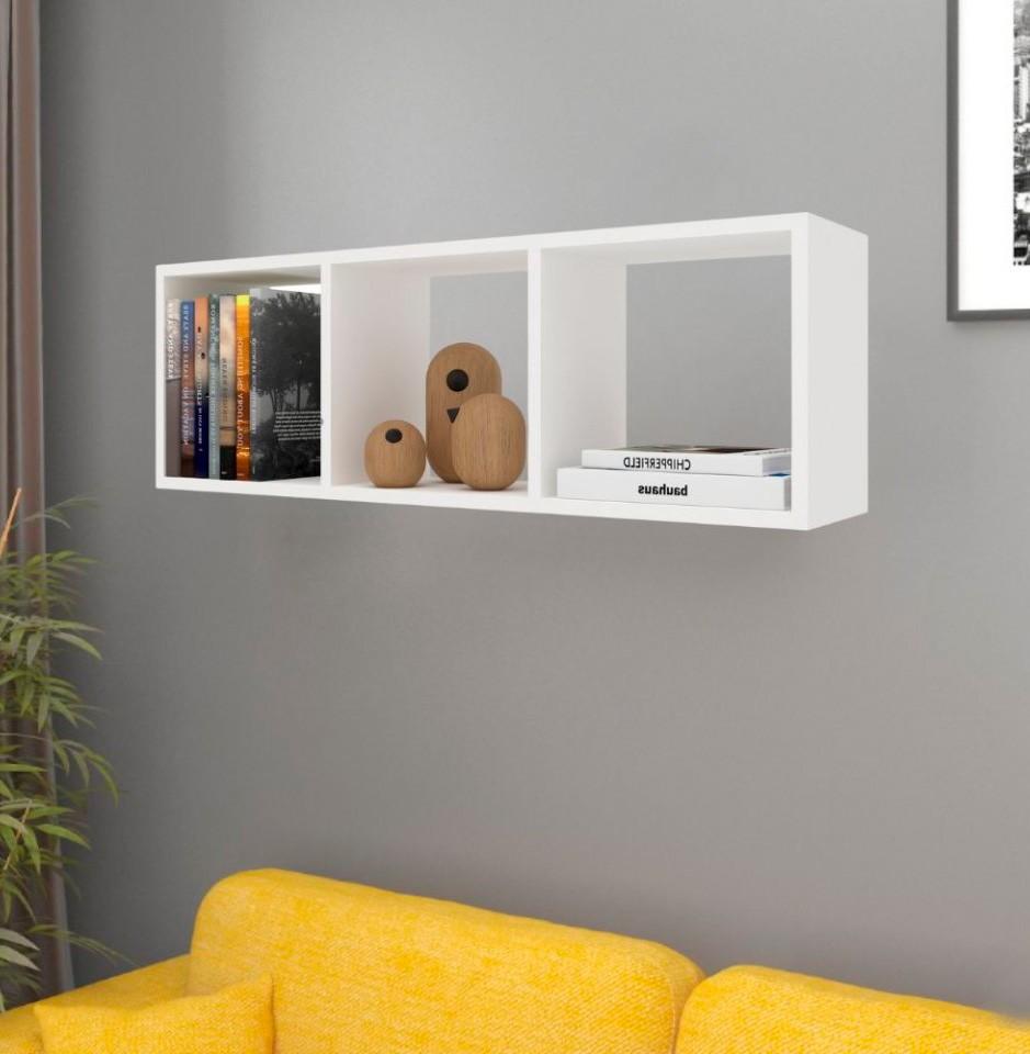 Raft de perete Haaus Lira 90x20x30 (White)