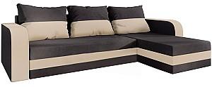 Canapea coltar Space Meble Hewlet Bis Sawana 05/Sawana 01 (Dark Gray/Ecru)