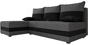 Canapea coltar Space Meble Hewlet Sawana 05/Sawana 14 (Gray Dark/Black)