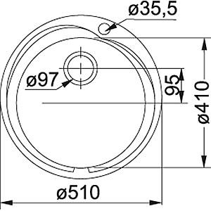 Chiuveta de bucatarie Franke Rotondo ROX 610-41