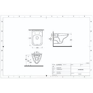 Vas WC Ege Vitrifiye OLYMPOS 39303