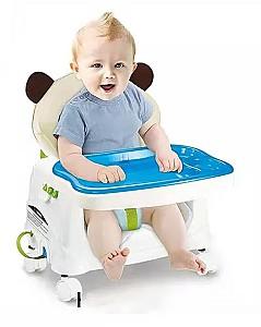 Scaun de masa simplu 4Play HappyCuteBaby Jungle 3in1