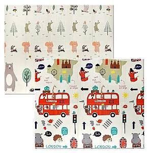 Covoras de joaca copii 4Play Forest animals 180×200cm