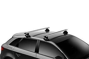 Bare transversale THULE WingBar+Evo Clamp 7105+kit 145xxx