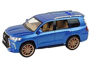 Masina jucarie LeanToys Blue 1:14 Sounds Lights Lexos Car