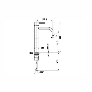 Baterie pentru lavoar Armatura Neda (104749)