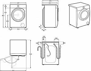 Masina de spalat AEG LWR85165O