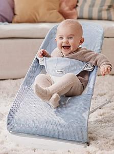 Leagan BabyBjorn Balance Soft Sky Blue/White, Mesh