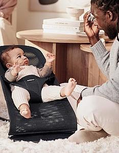 Leagan BabyBjorn Bliss Black, Mesh