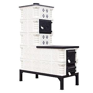 Soba mobila Gospodarul Profesionist teracota 5 randuri panseluta alba plita mijlocie (2023078)