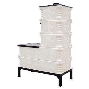 Soba mobila Gospodarul Profesionist teracota 5 randuri panseluta alba plita mijlocie (2023078)