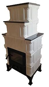 Soba semineu Gospodarul Profesionist 5 randuri cu polita granit, usa semineu mare cu sticla (2023075)