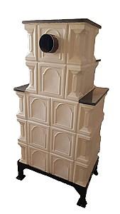 Soba semineu Gospodarul Profesionist 5 randuri cu polita granit, usa semineu mare cu sticla (2023075)