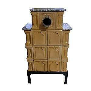 Soba semineu Gospodarul Profesionist teracotă caramel 4 rânduri serie mică (2023047)