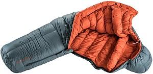 Sac de dormit Deuter Astro Pro 600 EL Left Teal/Paprika