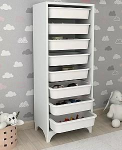Comoda copii Fabulous 8 cosuri White