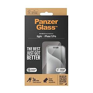 Sticla de protectie pentru telefon PanzerGlass iPhone 15 Pro UWF wA