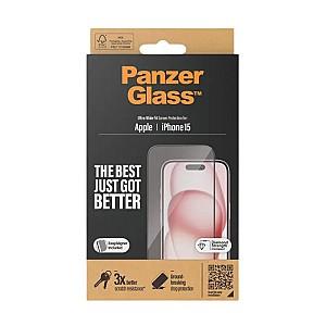 Sticla de protectie pentru telefon PanzerGlass iPhone 15 UWF wA