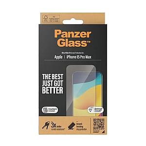 Sticla de protectie pentru telefon PanzerGlass iPhone 15 Pro Max UWF wA