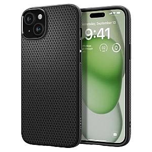 Husa pentru telefon Spigen iPhone 15 Plus Liquid Air Matte Black