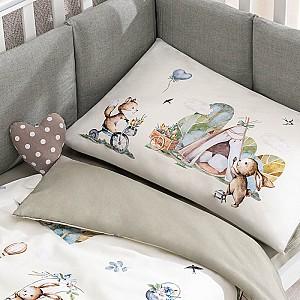 Lenjerie de pat Perina Friends (FD3-01.1) Gri măsliniu