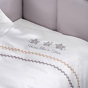 Lenjerie de pat Perina Toys Sateen Collection (TSK6-01.1) Gray