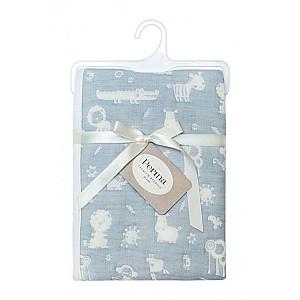 Cuvertura Perina Animăluțe (PL-01.2) Albastru