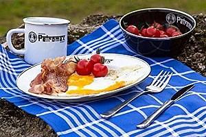  Petromax Enamel Plates white 2 pieces