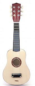 Jucarie muzicala VIGA Guitar 21 - Natural  