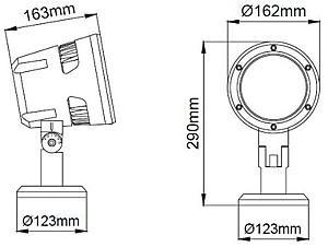 Iluminat fatada Rightlight Lm4250 36W (LBLOFL436FL)