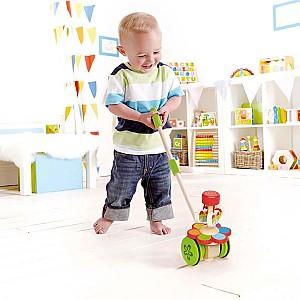 Jucarie de impins si tras Hape E0341A