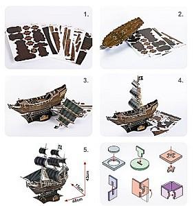 3D Puzzle CubicFun Queen Anne's Revenge T4005h