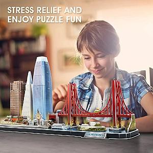 3D Puzzle CubicFun San Francisco L524h