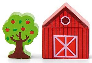 Set de jucarii VIGA Train Set Accessory - Farm (50812)