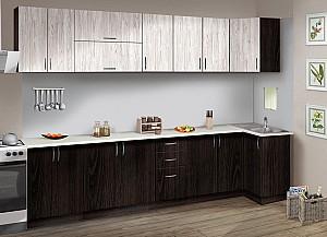 Set mobila bucatarie Modern Paola 3.2m Wenge Magic/Alaska