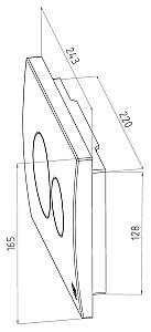 Buton de scurgere GPD BTN02 Chrome