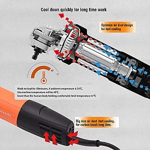 Polizor unghiular Harden M10 DN100mm (751002)