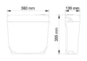 Rezervor WC Visam Alfa (400-002)