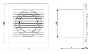 Ventilator de baie Europlast E-Extra EE125WP (63073)